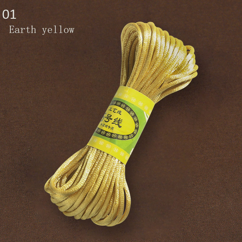 Corda 20 M Nylon Raso Annodamento Cinese Seta Macramè Corda - Foto 4