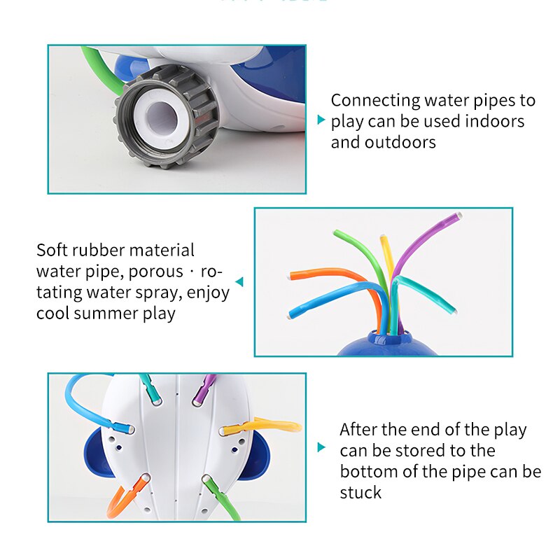 Kinderen Zwemmen Sprinkler Bloem Waternevel Speelgoed Gazon Sprinkler Splash Voor Yard Kids Outdoor Zomer Water Kinderen Outdoor Speelgoed