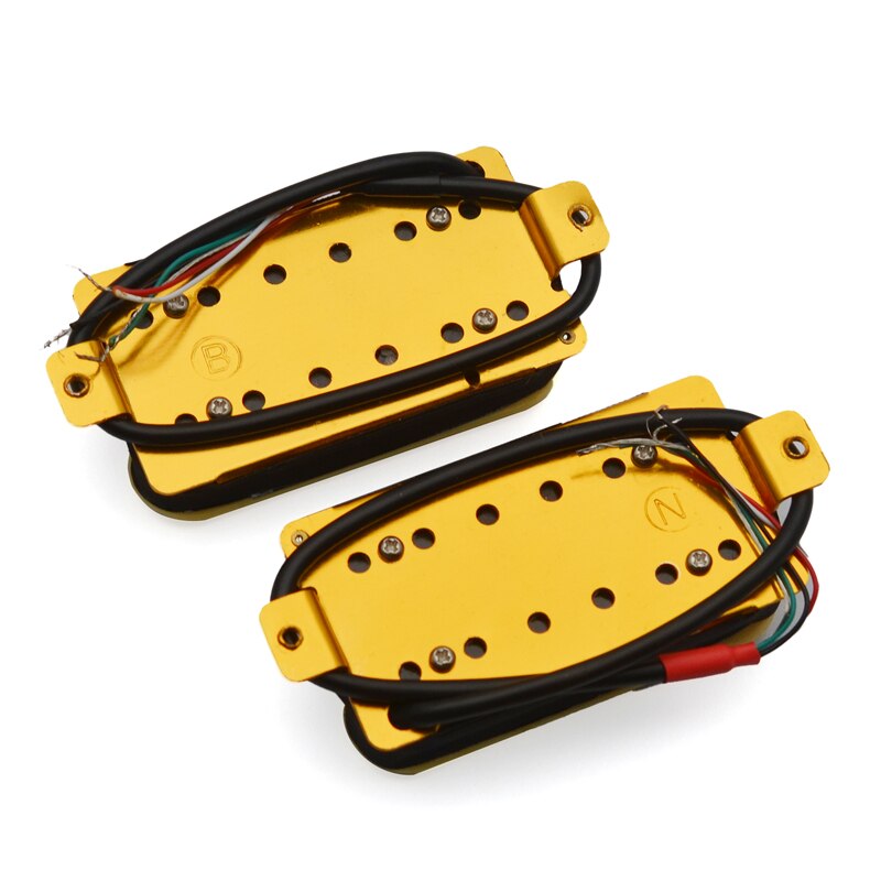 Adjustable Metal Double Coil Electric Guitar Pickups Humbucker Punk Red