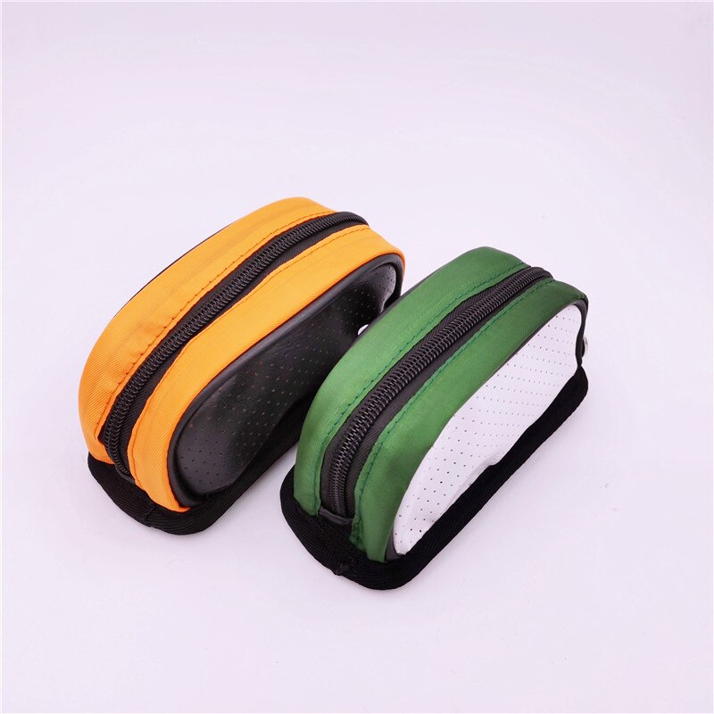 Small Golf Ball Bag Mini Golf Bags With Tee Position Zipper PU Leather Small Pocket Unisex 2 Colors