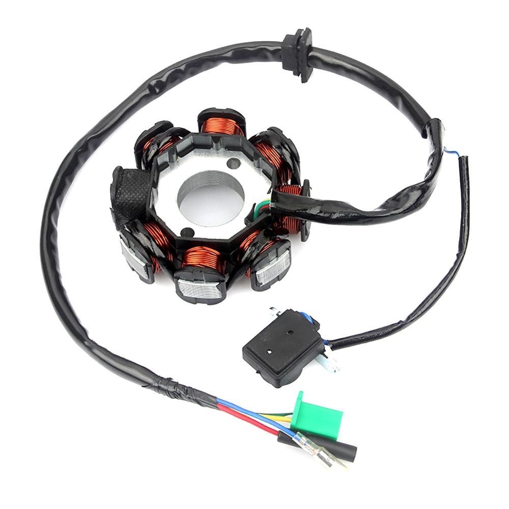 8 Poles Motorcycle Ignition Magneto Stator Generator Coil For GY6 150cc 125cc Chinese Scooter Moped ATV Quad Pocket Bike