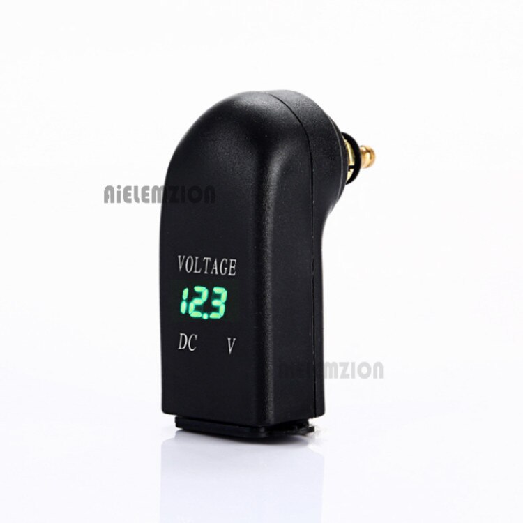 4,8 EIN Dual USB Motorrad Ladegerät für BMW Motorrad Ladegerät Für Hella Lärm Buchse Zu USB Adapter Voltmeter mit Usb ladegerät: Grün