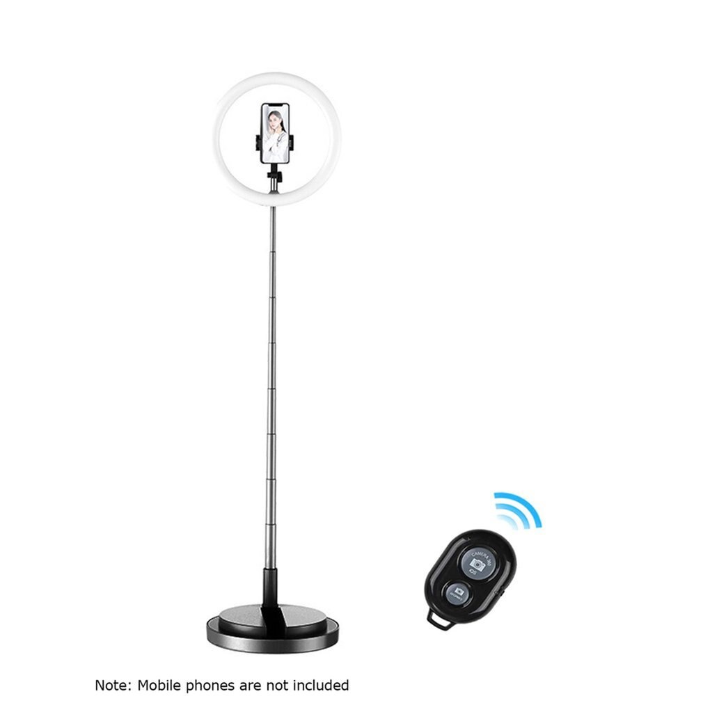 Live Light Folding Telescopic LED Ring Lamp Light Brightness Adjustment Three Color Temperatures With Remote Control