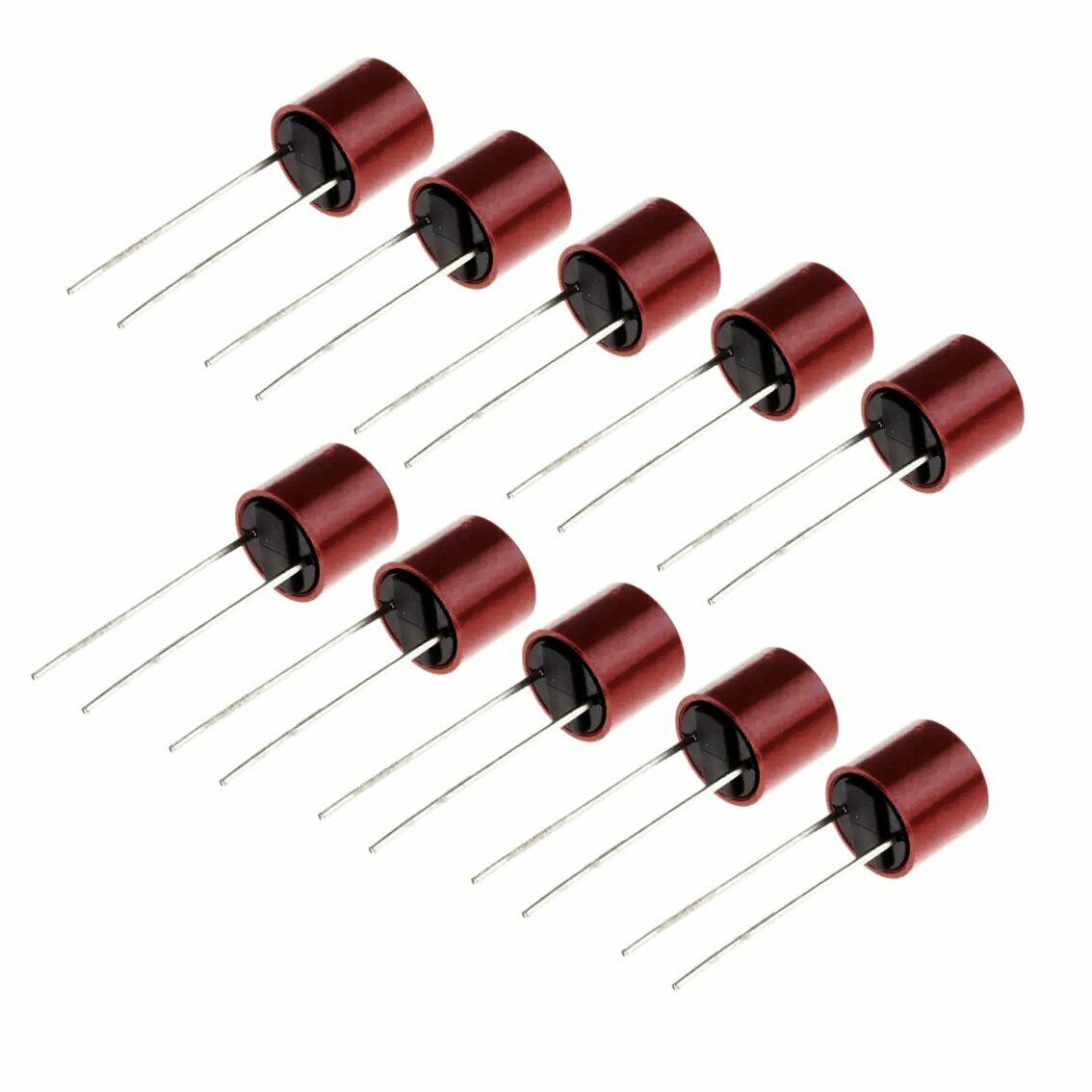 T500mA 250V Radial 382 TR5 Fuse Pack Of 10 Grandado t500ma-250v-radial-382-tr5-fuse-pack-of-10-grandado