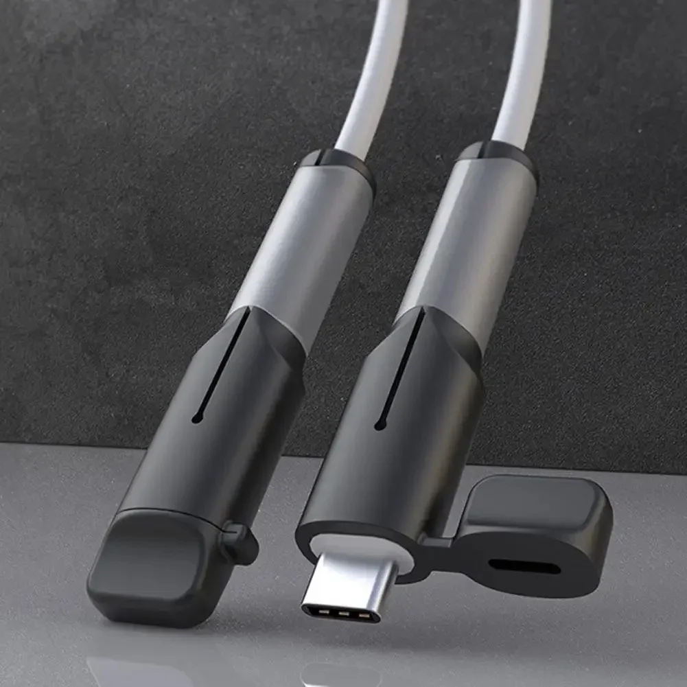 Enrouleur de câble de chargeur en Silicone souple, protecteur USB Type C, manchon de protection Anti-rupture pour Xiaomi Huawei OPPO VIVO, couverture de ligne de données