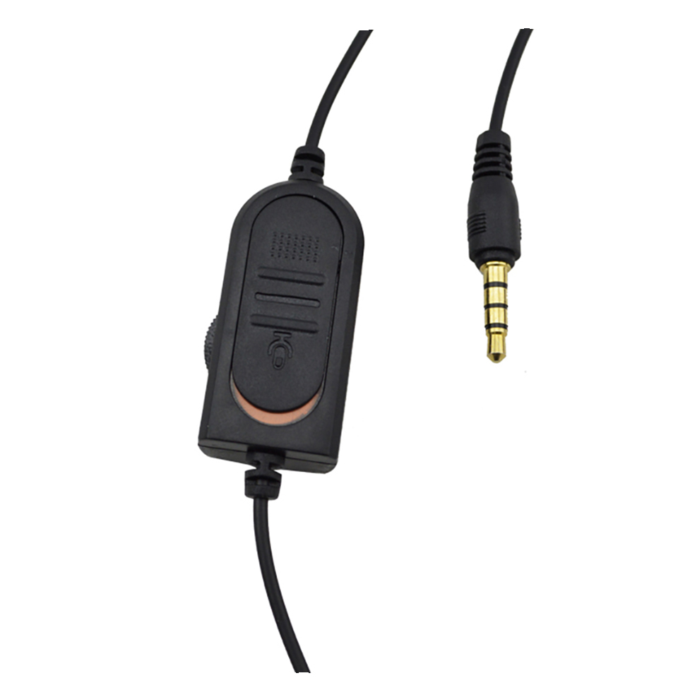 Operator Headphones Head-mounted With Noise Canceling Microphone One-ear Telephone Clear Call Headphones Single-Sided Headset