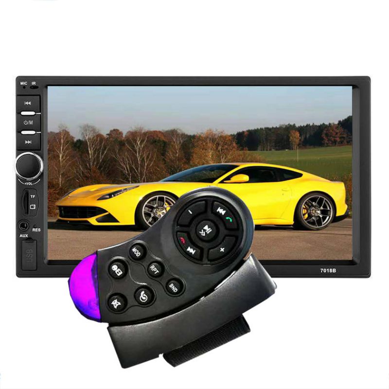 Car Steering Wheel Remote Control Car MP5 Media Multimedia Player DVD Portable 7010B 7012B 7018B Wireless Remote