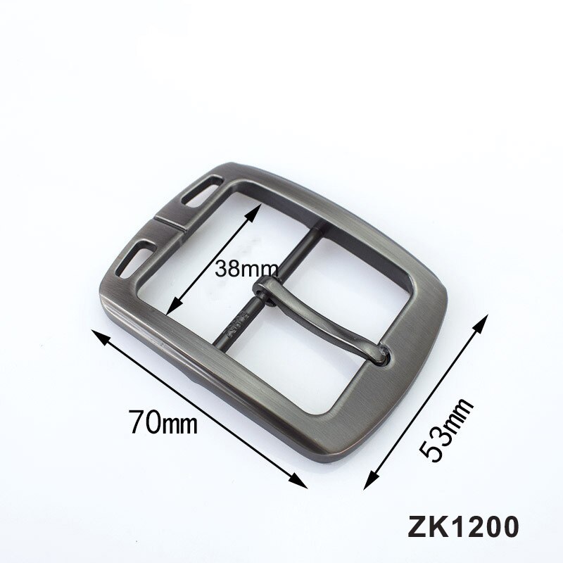 Meetee-hebillas de cinturón con pasador de Metal para hombre y mujer, hebillas de cinturón de 35/40mm, para manualidades de cuero, accesorios de decoración para Vaqueros, 1/2/5 Uds.: 1Pc / ZK1200