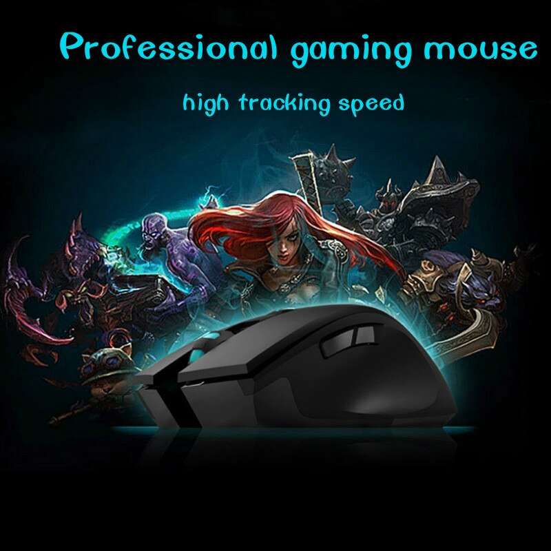 250Hz Professionele Draadloze Gaming Muis 2400Dpi Usb Muis Verstelbare Optische Computer Muis Ergonomische Muizen Voor Laptop Pc Muis