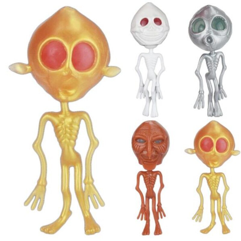 1pc halloween avaruusolio puristaa huijauslelut alien silmämunat räjähtää nukke tuuletus pursotus lelut gadgetit stressiä vähentävä lateksi temppu