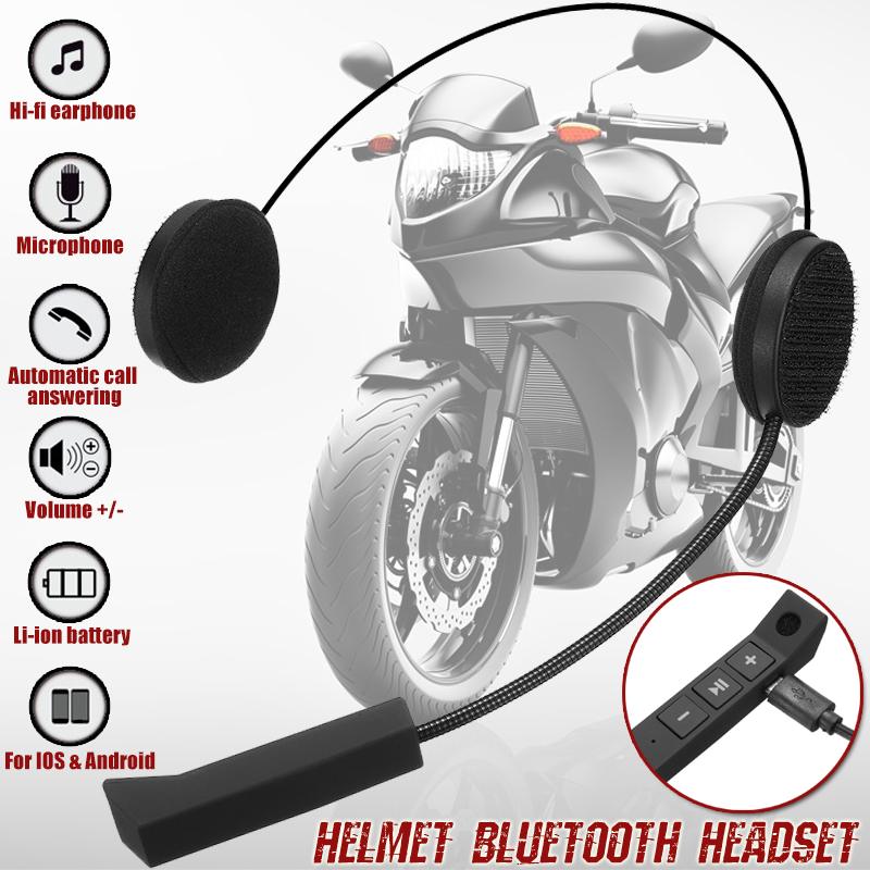 Microfoon Luidspreker Motorhelm Headset Zachte Accessoire Voor Motorfiets Intercom Werk