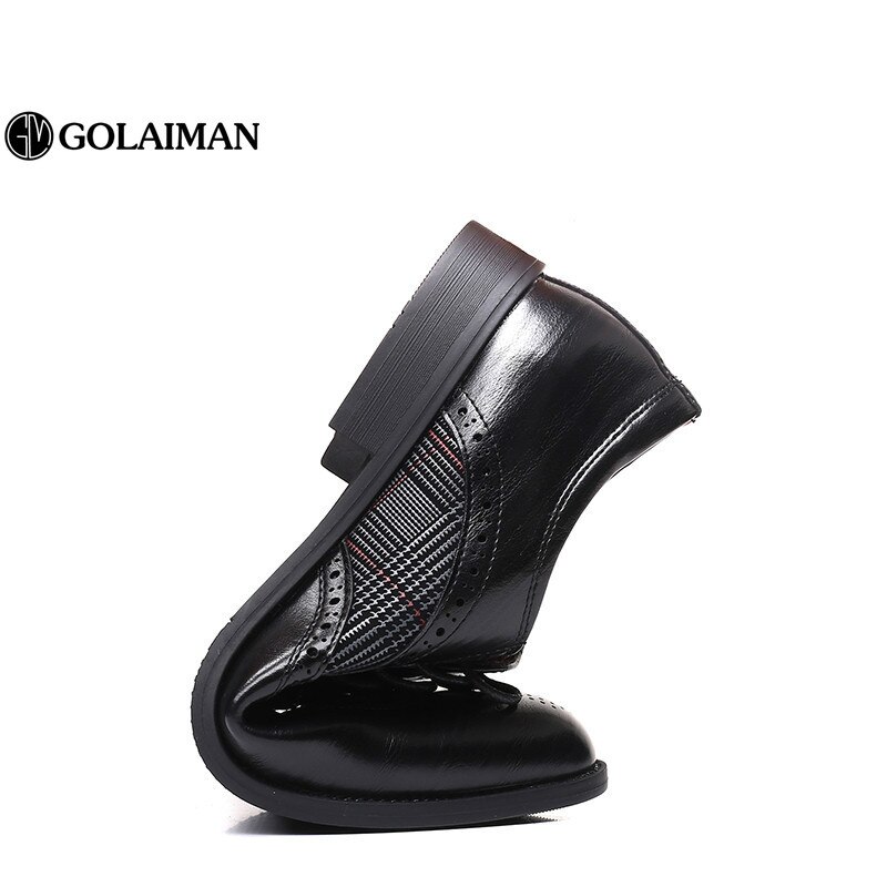GOLAIMAN chaussures habillées hommes chaussures richelieu confortable chaussures décontractées respirant chaussures formelles de de luxe de