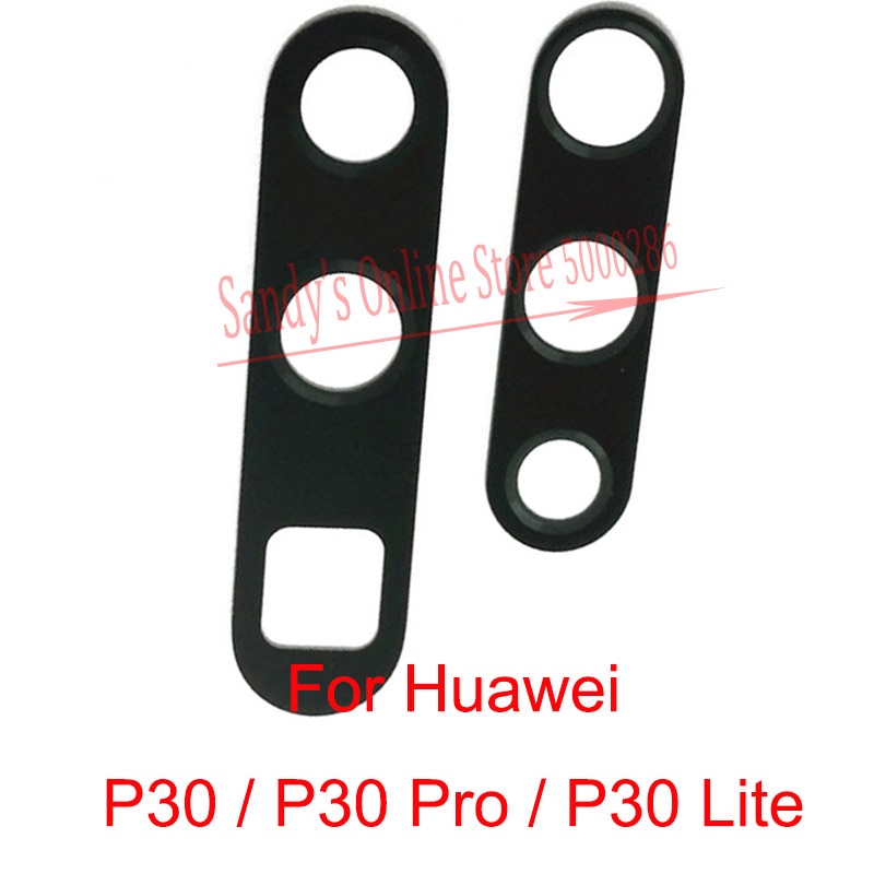 2 sztuk tylna kamera szklana osłona obiektywu dla Huawei P30 zawodowiec Lite P30zawodowiec P30lite duży powrót główny tyłem...