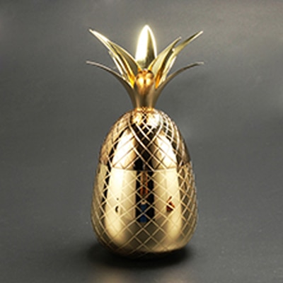 Ananas Tumbler/Mok Moscow Mule Mok Beschikbaar In 3 Kleur (Zilver, Koper, Goud)- Cocktail Drinkbekers Mokken Bar Tool