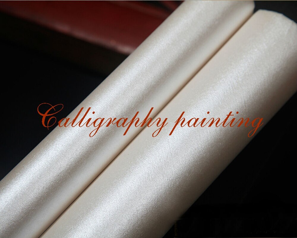 5pc håndlavet mudder guld ris xuan papir blæk børste kalligrafi maleri
