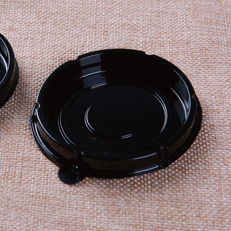 50 Sets Ronde Maan Cake Trays Mooncake Yolk Scherpe Pakket Box Container Houder