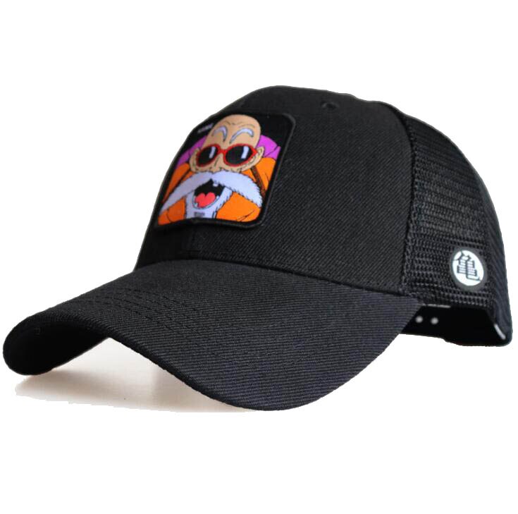 Sombrero de malla Z de dibujos animados, geniales, Goku, Vegetto, Lunch, Saiyan, sombreros de béisbol, gorra de mujer, Unisex: D11