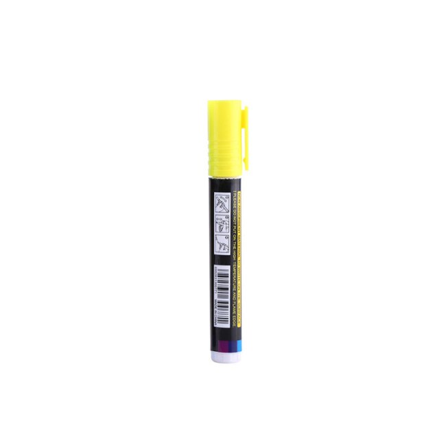 1Pcs Queen King Bee Markeerstift Marker Pen 8 Kleuren Optionele Queen Bee Onschadelijk Markering Pen Dier Bijenteelt Gereedschappen: Yellow