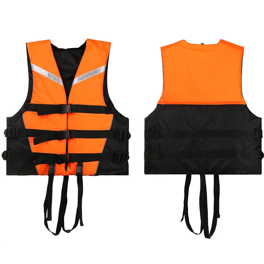 Swimming Boating Ski Drifting Life Vest with Whistle S-XXXL Sizes Water Sports Man kids Jacket Polyester Adult Life Vest Jacket: C / XXXL