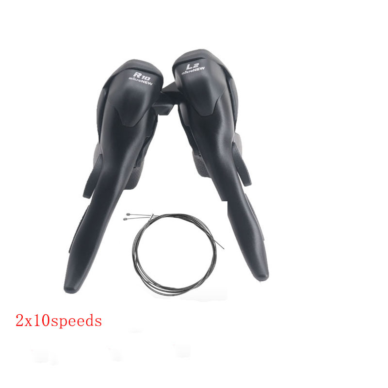 3x7 3x8 3x9 3x10 vitesses manette de vitesse vélo double contrôle leviers vélo de route levier dérailleur 2x7 2x8 2x9 2x10 pour vélo de route Shimano