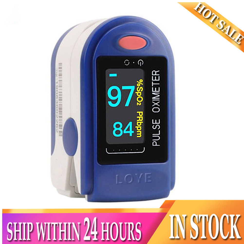 Fingertip Pulse Oximeter Blood Pressure Oximetry Heart Rate Monitor SpO2 Oximetry Monitor without Battery for Women Men Kids