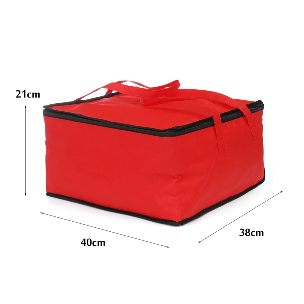 15 "isolierte Tasche Kühltasche Isolierung Klapp Picknick Tragbare Eis Packung Lebensmittel Thermische Tasche Lebensmittel Tasche Pizza Tasche