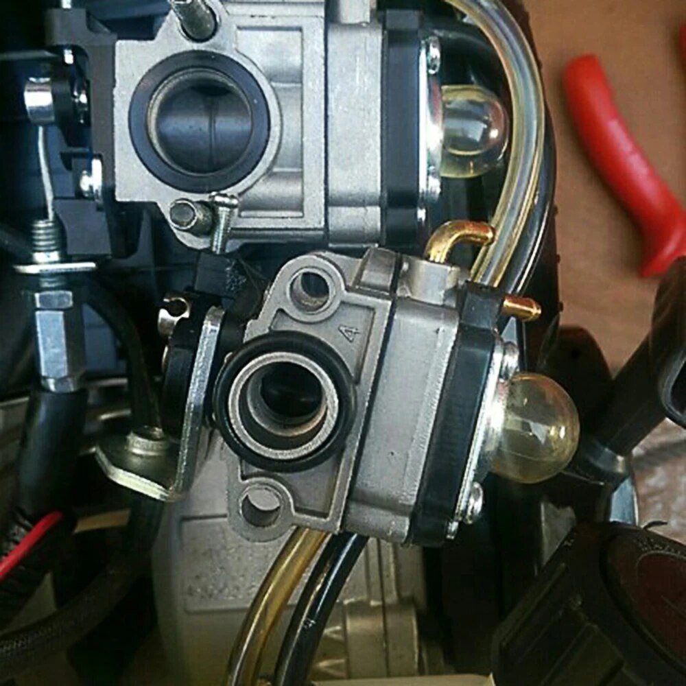 15mm zestaw gaźnika skuter kosa do zarośli Carb gaźnik benzyna podkaszarka do trawy akcesoria do 40-5 43CC 47CC 49CC 50CC 2-suwowy
