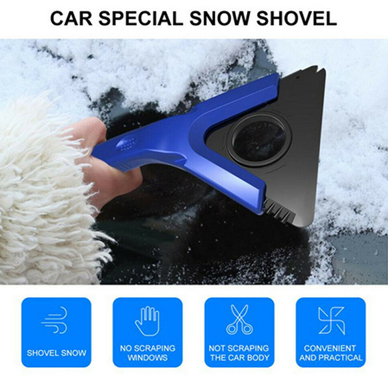 Car Windshield Ices Snow Remover Scraper Tool Removal Shovel Portable Defrost Deicing B88