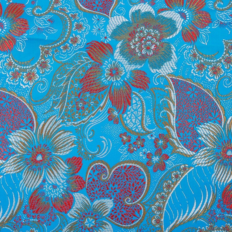 Tecido Jacquard brocado de seda flor material de tecidos para costura tecido traje vestido cheongsam kimono