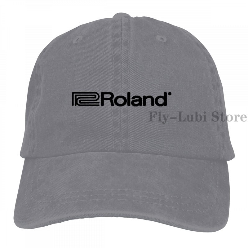 Roland 4 Baseball cap men women Trucker Hats adjustable cap: 2-Gray