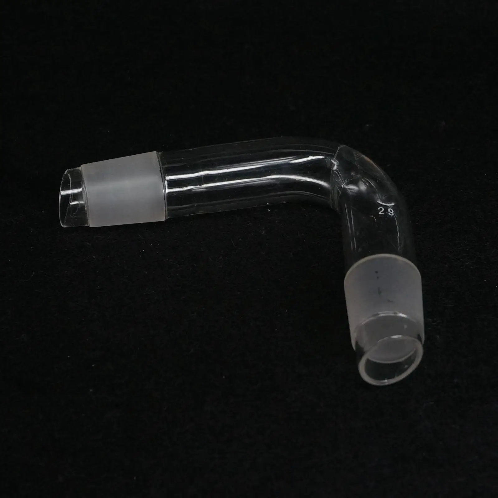 29/32 Stopper Glass Distillation Adapter Distilling Head 75 Degree Bend Labware