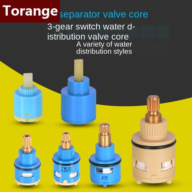 Spool Three-stage diverter valve core 22 / 26mm shower three-stage switch faucet valve core valve switch accessories