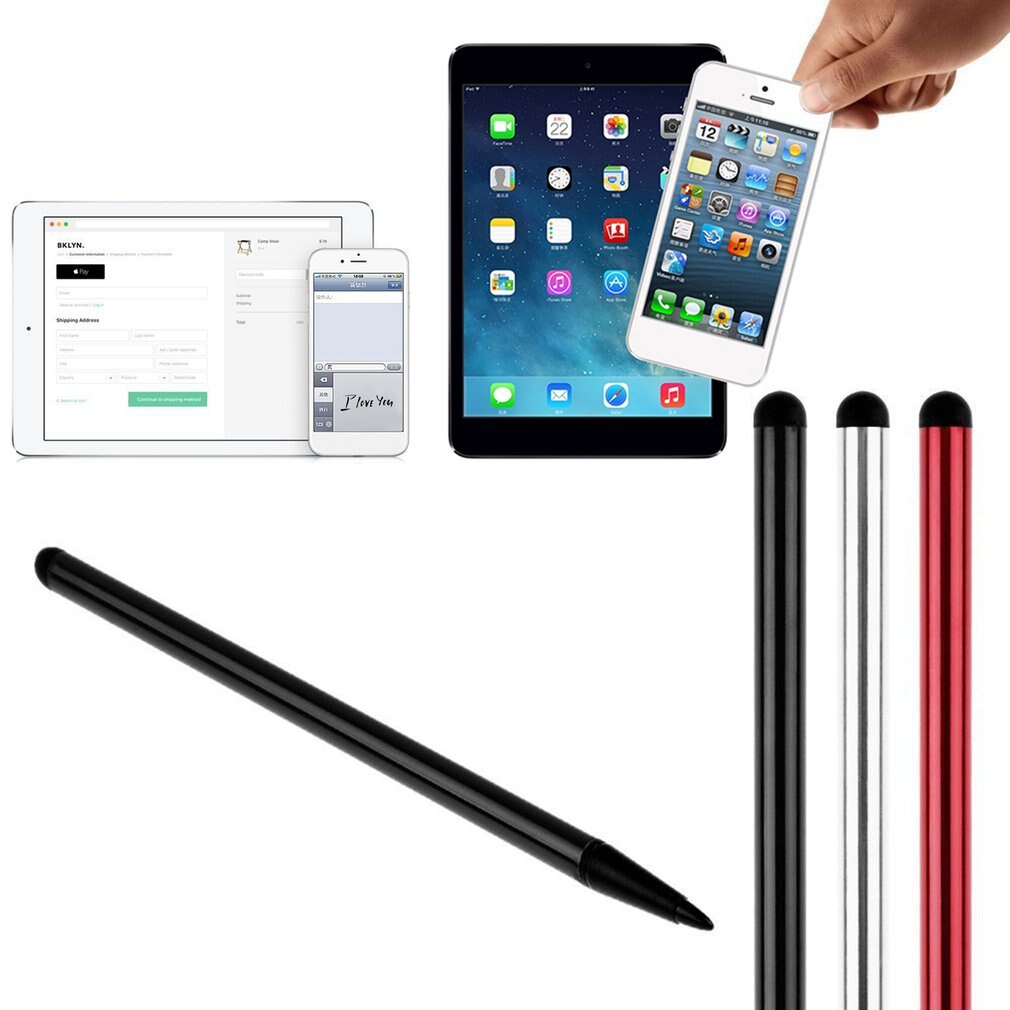 2 In 1 Capacitive Resistive Pen Touch Screen Stylus Pencil For Tablet IPad Cell Phone PC Capacitive Pen