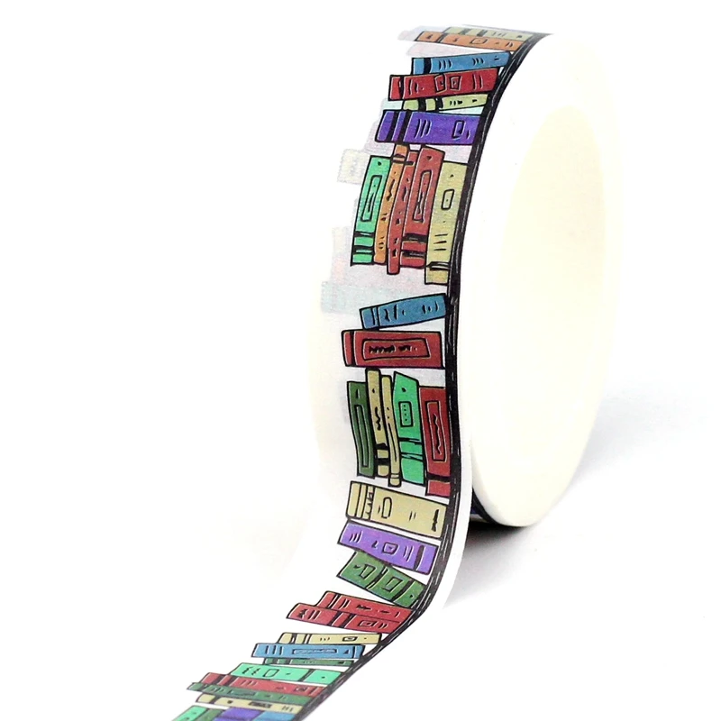 Juego de cintas Washi de papel para maquillaje, libros decorativos, 10M, para planificador, álbum de recortes, cinta adhesiva, papelería Kawaii, suministros escolares, 1 ud.