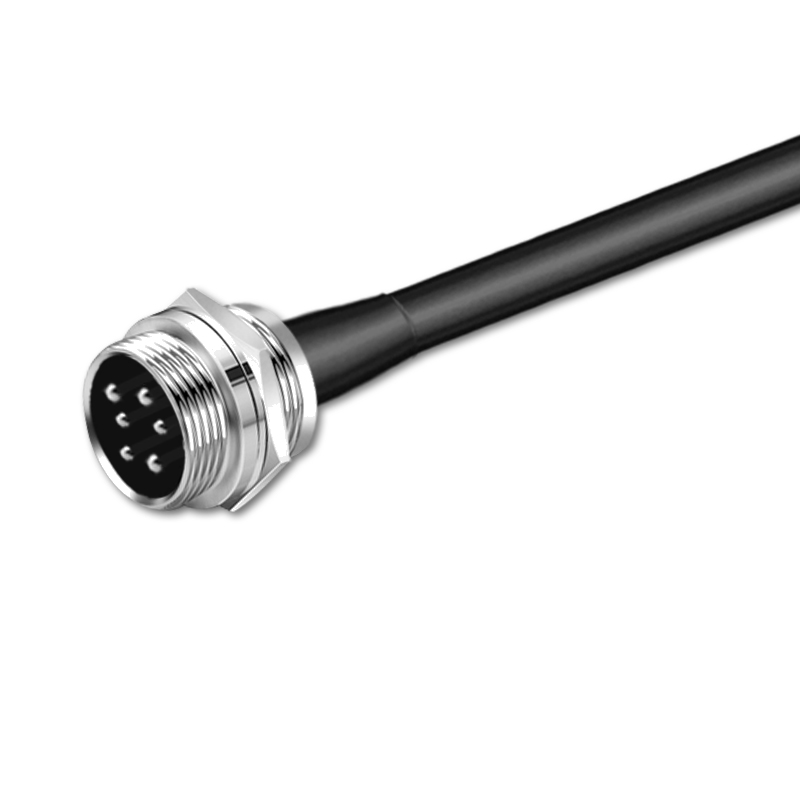 1PCS GX12 Auto Waterproof Connectors 2-7 Pins with Power Cable Line Socket Plug—Suitable for Industrial Machinery and Equipment