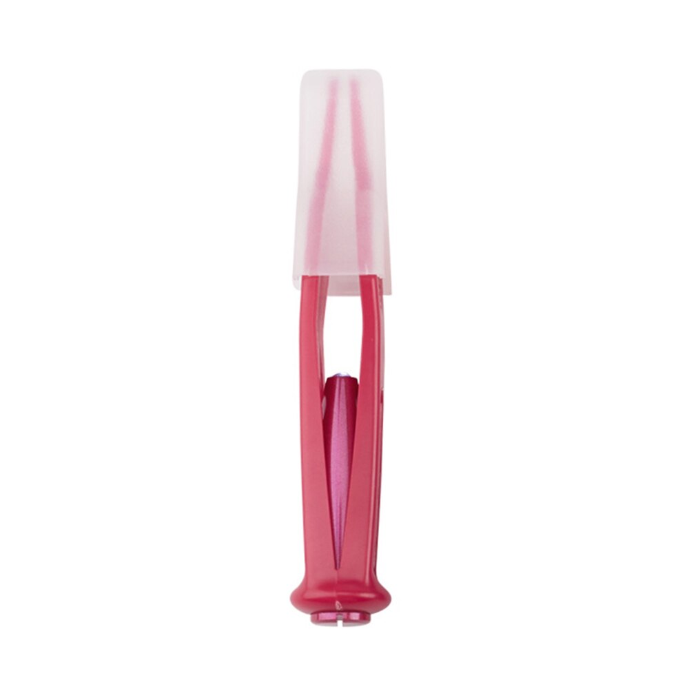 Led baby næse rensning pincet øre rense værktøj øre næse pick navle cleaner remover pincet kropspleje: Rød