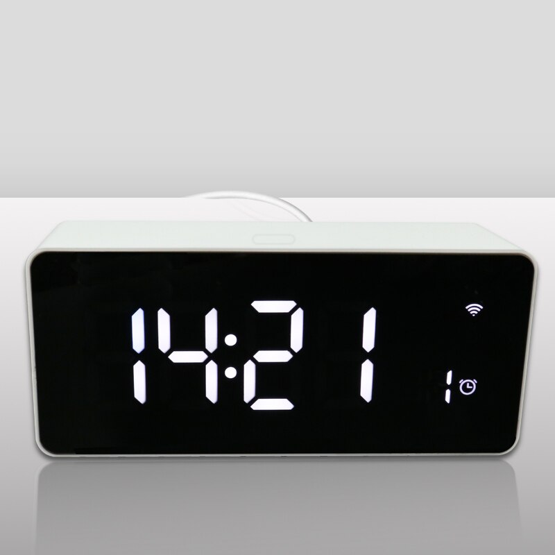 Kantoor Elektronische Grote Digitale Klok Alarm Tafel Badkamer Horloge Klok Voor Home Digitale Zegar Biurkowy Digitale Klok BA60JX: Default Title