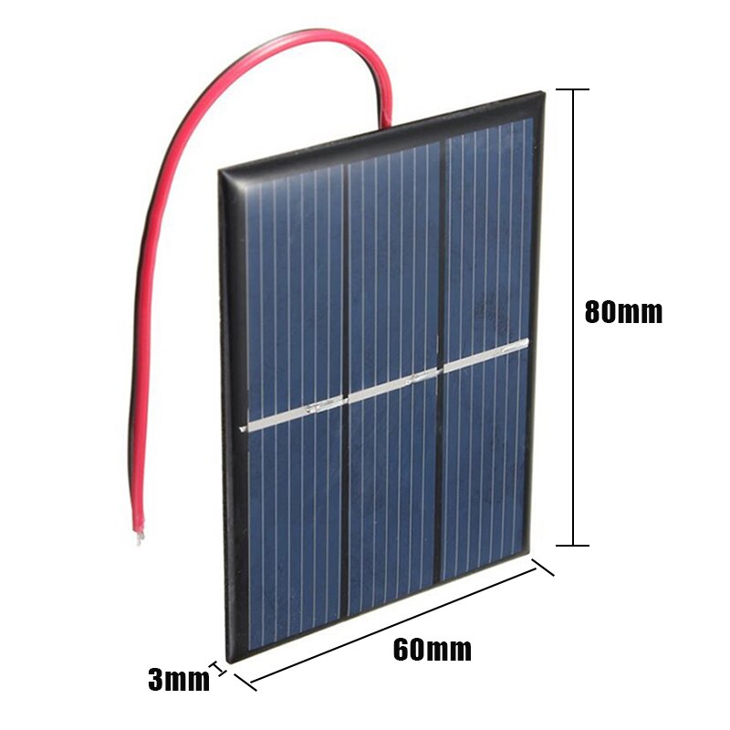 Micro Mini Zonnecellen Compact 80X60Mm Zonnepanelen Power Thuis Diy Projecten Speelgoed & Opladers In voorraad