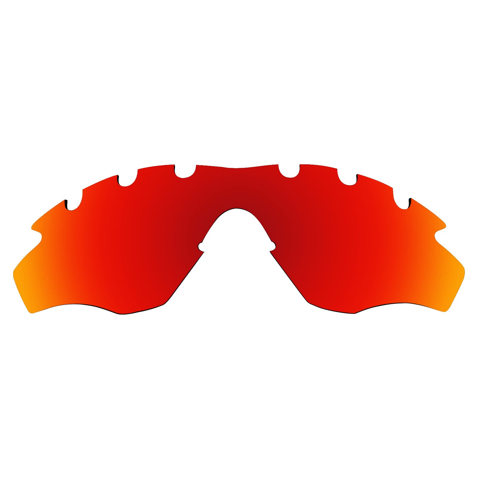 Alphax Polarisierte Ersatz Linsen für-Oakley M2 Rahmen Lüftete OO9212 Sonnenbrille Rahmen Mehrere Entscheidungen: Agate rot