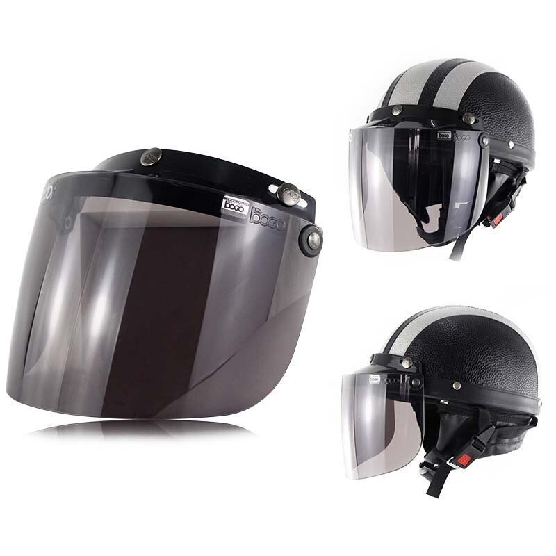 Motorhelm lens vintage uv-bescherming vizier met beugel helm accessoires  hb88