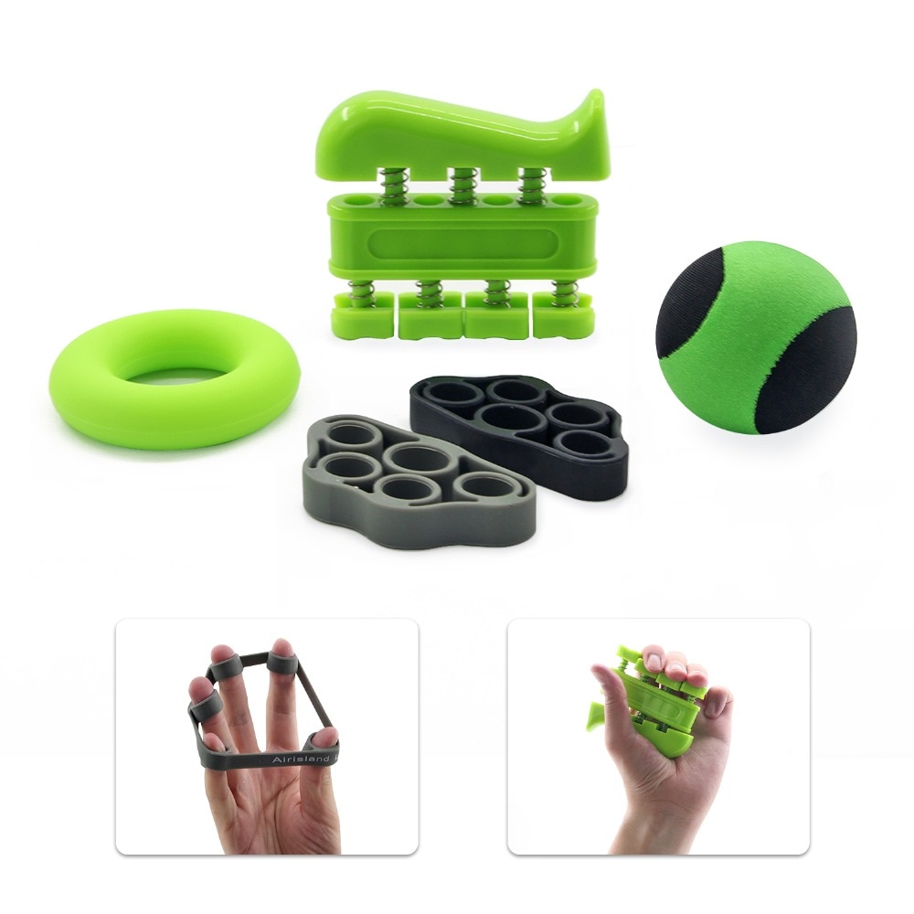 Hand Grip Strengthener Exerciser Kit Hand Strength Grip & Finger Stretcher Strength Trainer for Arthritis Carpal Tunnel Exercise