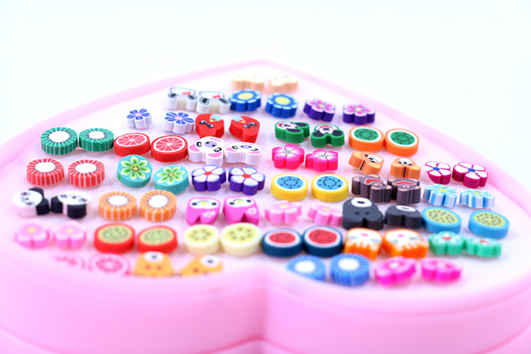 36 Paren/set Diverse Polymeer Klei Stud Oorbellen Set Handgemaakte Vruchten Cartoon Oorbellen Voor Vrouwen Meisjes Kinderen