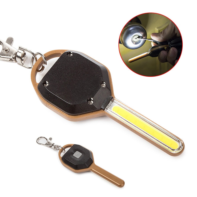 LED Taschenlampe Licht Mini Schlüssel bilden Keychain Lampe Taschenlampe Notfall Camping Licht