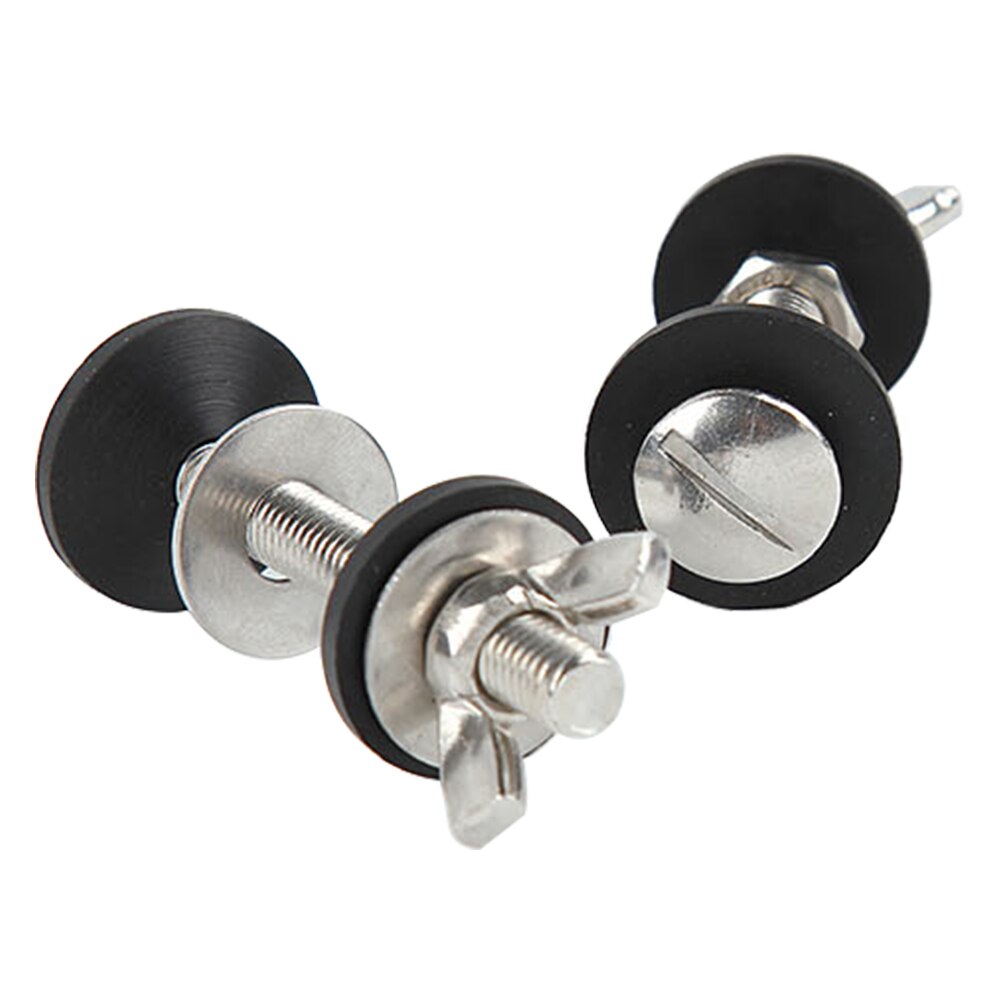 2Pcs Stortbak Om Wc Pan Vaste Praktische Rvs Home Bout Door Kit Closestool Duurzaam Badkamer Accessoires Spare