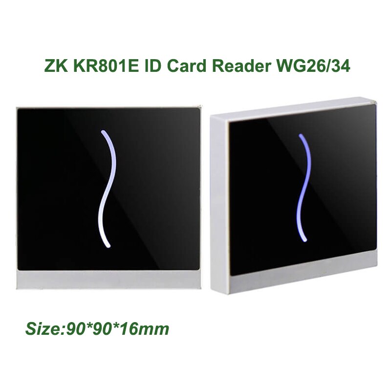 ZK KR702 IP65 Waterproof Smart Card Reader With Keypad And Led Wiegand26/34 Touch Key RFID Card Reader For Access Control System: KR800E
