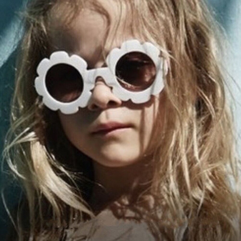 Leuke Speelgoed Kids Zomer Zonnebloem Zonnebril Anti-Uv Bescherming Reflecterende Zonnebril Kids 5 Kleuren Frame Zonnebril