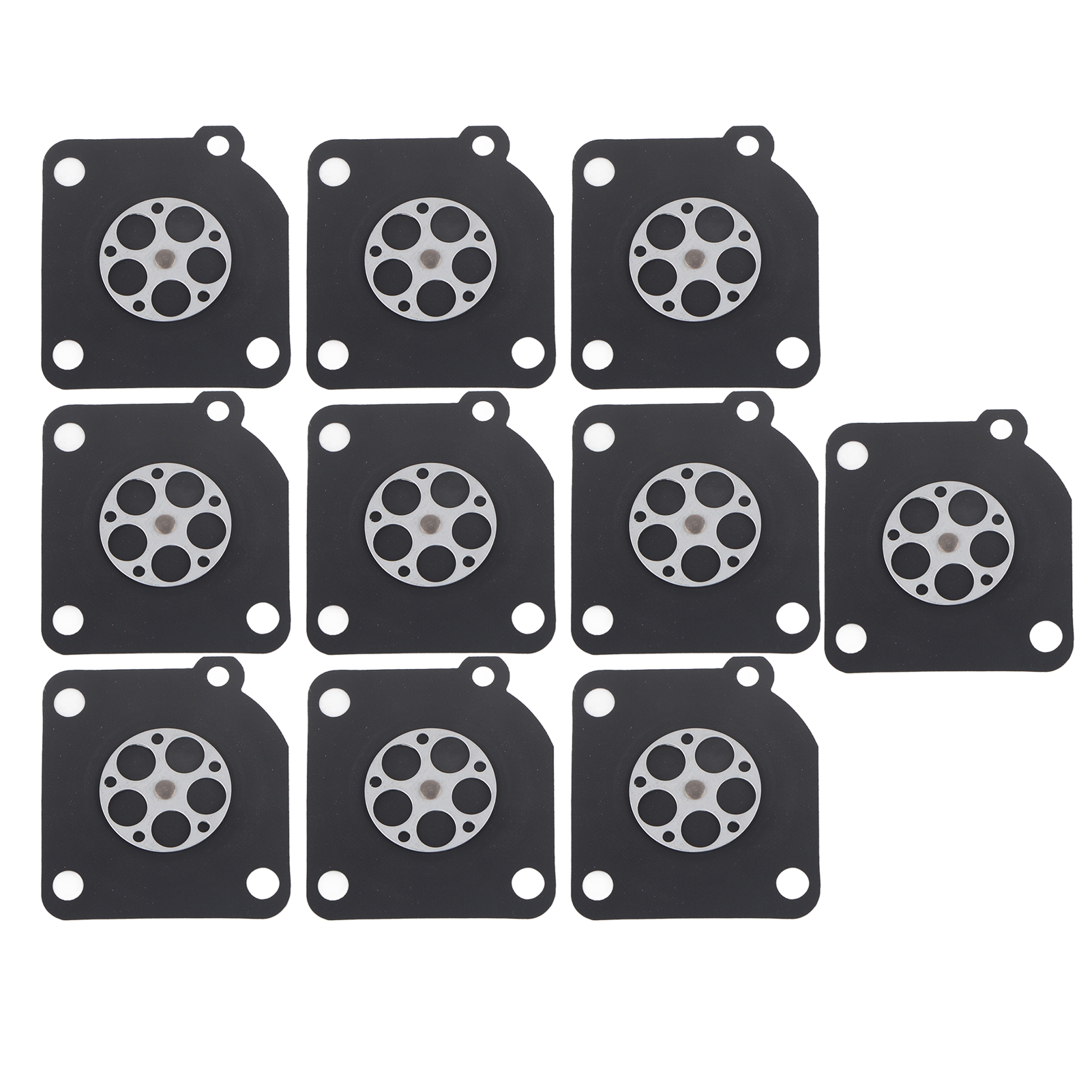 10 Stks/set Carburateur Membraan Pakking Kit Reparatie Onderdelen Voor Zama 180 S210 Ms230 Ms250 Kettingzaag Carburateur Reparatie Onderdelen