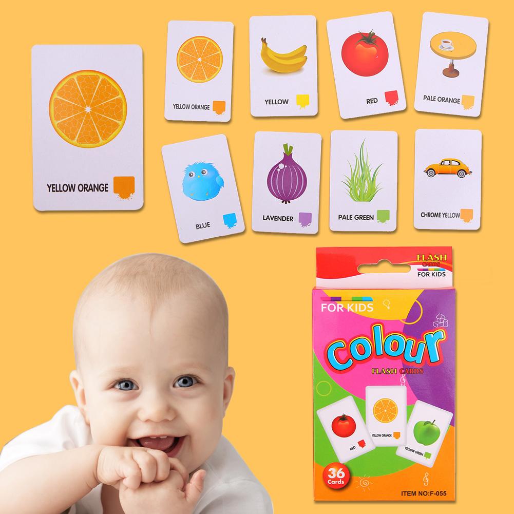 1 set Children Recognition Color Animal Shape Card Early Childhood Early Educational Arithmetic Toy Letter Teaching Card