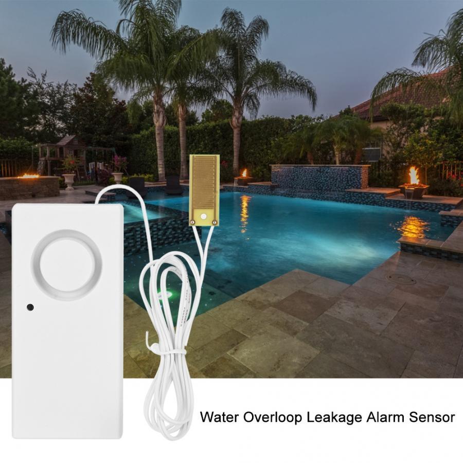 Water Sensor 120dB Security Water Overloop Leakage Alarm Sensor Water Level Alarm System Water Leak Sensor