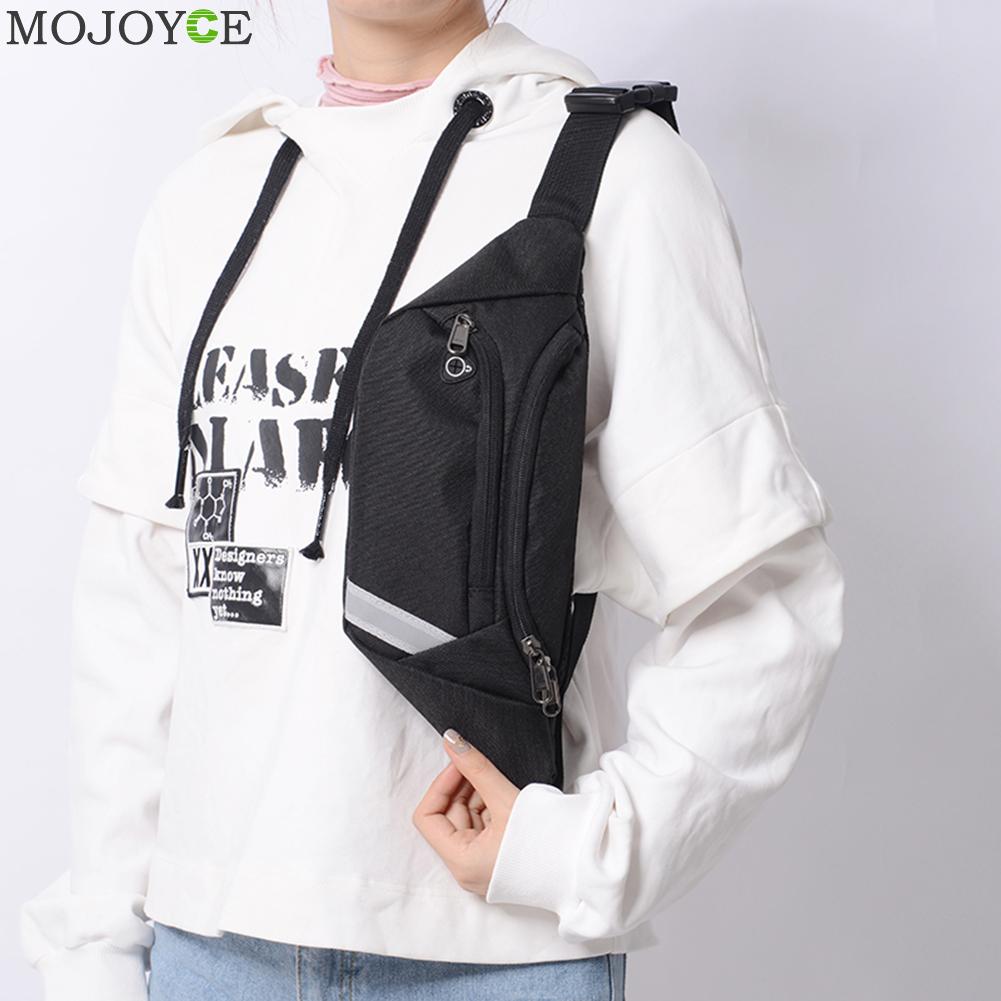 Nylon heuptasje dames heren buitensport camouflage borst crossbody schoudertas